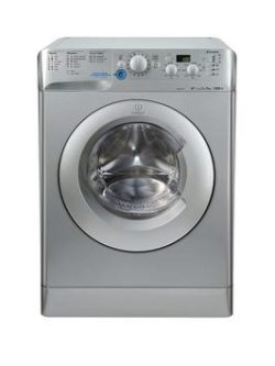 Indesit Innex Xwd71252S 1200 Spin, 7Kg Load Washing Machine - Silver